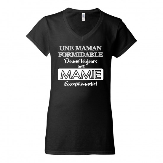 T-Shirt modèle "Mamie" 