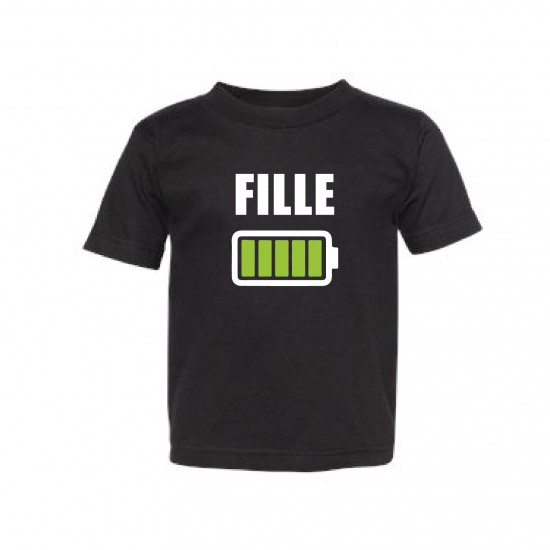 T-Shirt Enfant "Batterie Fille"