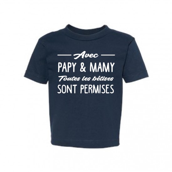 T-Shirt Enfant "Papy & Mamy"