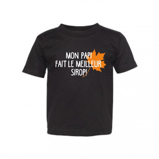 T-Shirt Enfant "Papi sirop"