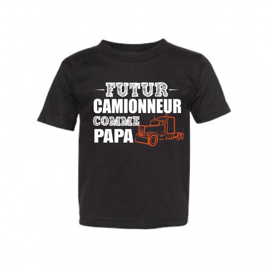 T-Shirt Enfant "Futur camionneur"